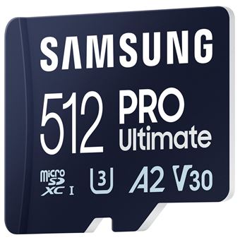 Carte Mémoire SD 512 Go - Grande Capacité, Haute Vitesse, étanche Et Antichoc - Pour Smartphone, Drone, Appareil Photo, Tablette - Compacte Et Fiable