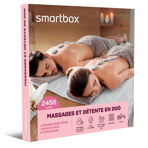 Coffret cadeau SmartBox Massages et détente en duo