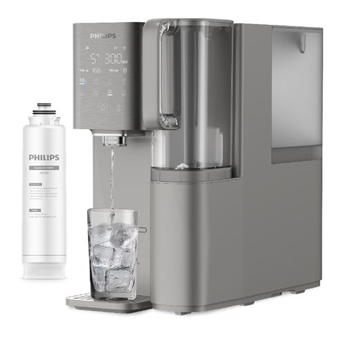 Philips Fontaine à Eau Phillips Ice Cube Add6921 Inox