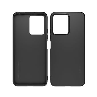 Pack Coque arrière semi-rigide Made For Xiaomi pour Xiaomi Redmi Note 12 4G Noir + Protège-écran en verre trempé