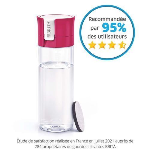 Gourde nomade filtrante Brita 600 ml Rose
