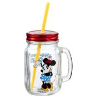 DISNEY-VERRE MASON JAR MINNIE