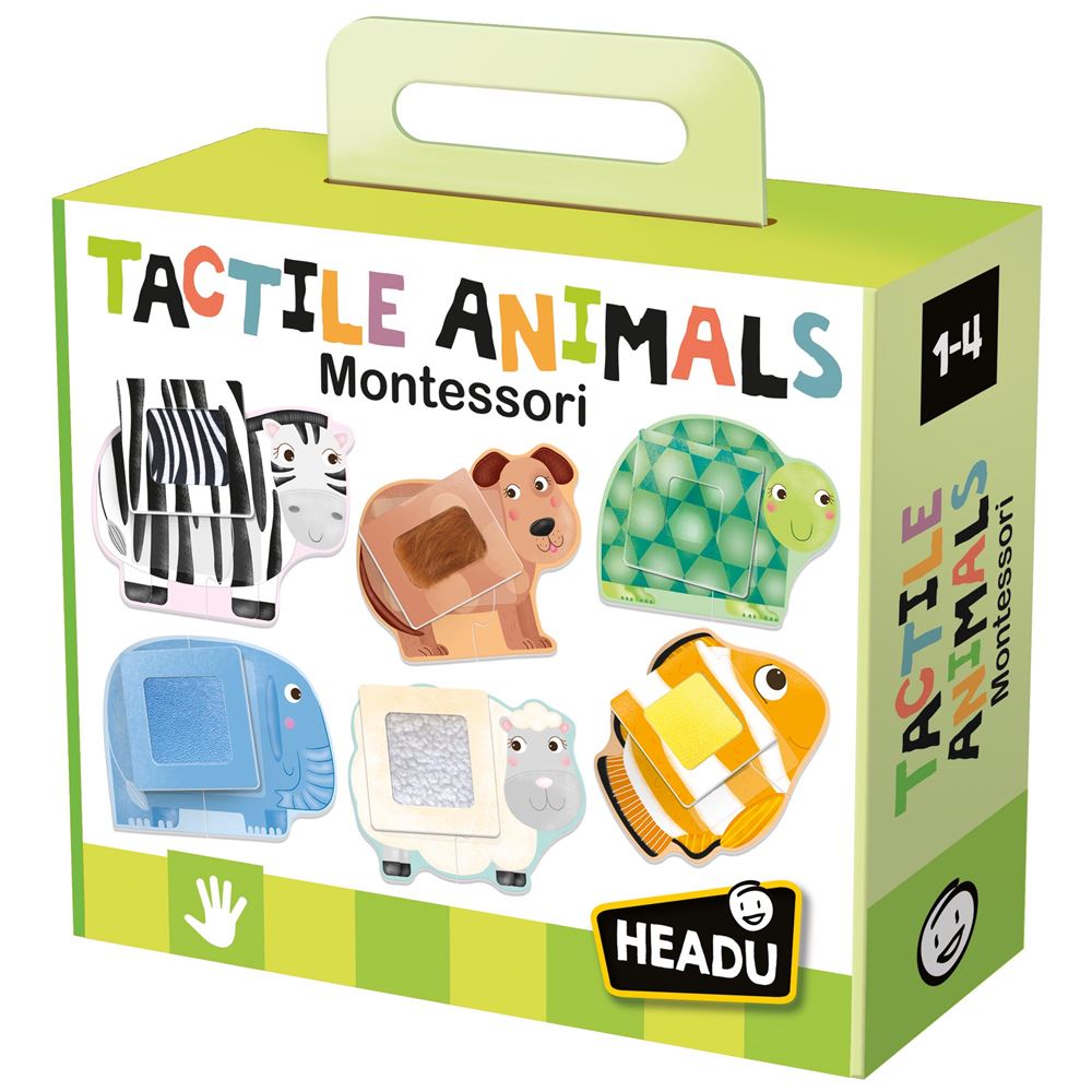 Jeu découverte Headu Mon 1er Puzzle Animaux Tactile Montessori