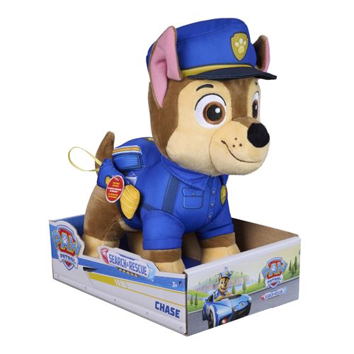 PAW Patrol PELUCHE 25 CM CHASE SEARCH & RESCUE La Pat' Patrouille - vue 3
