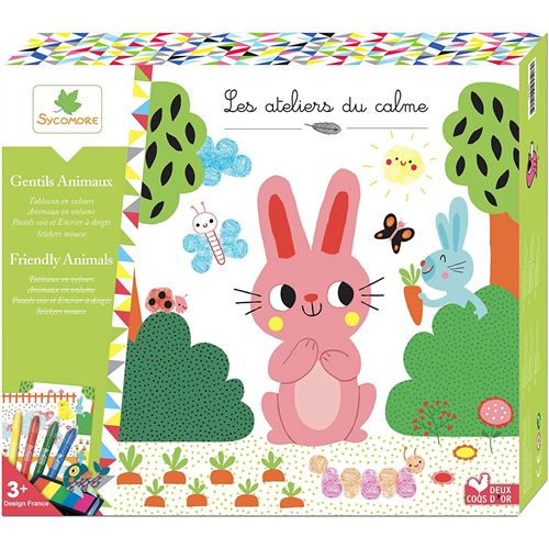 Kit créatif Au Sycomore Multi Activités Gentils Animaux