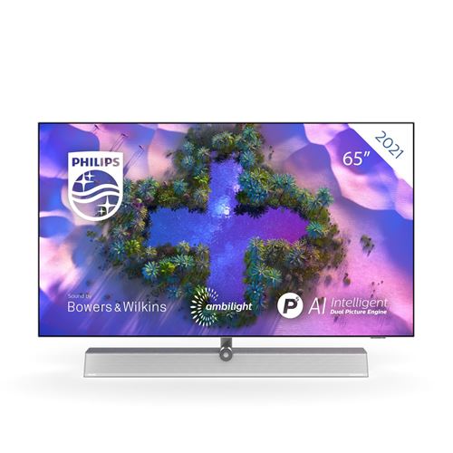 TV Philips 65OLED936 65 OLED+ 4K UHD Android TV Gris anodisé
