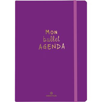 Agenda scolaire semainier Oberthur A5 S/S Bullet Violet