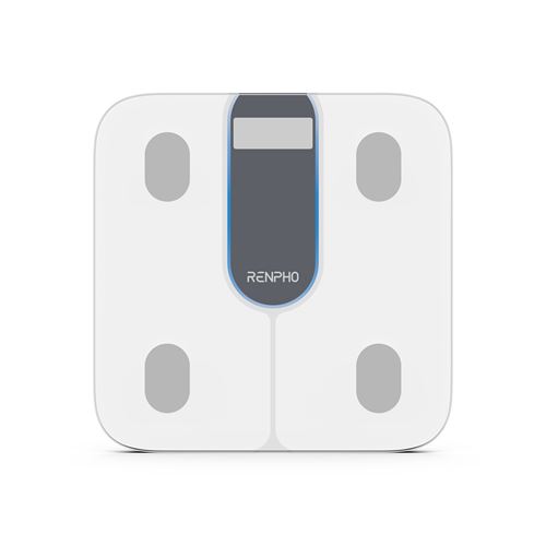Renpho Elis 1C, Bilancia pesapersone Smart Bluetooth in Vetro Temperato, 13 Metriche Corporee, Display LED e Modalità Bambino