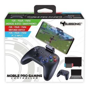 Manette Gaming sans fil Subsonic Noir