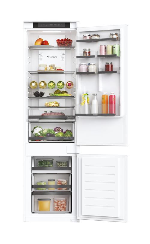 Refrigerateur congelateur en bas Haier HBW5519E NICHE 193 cm