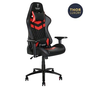 Chaise gaming Alpha Omega Players Berserker Thor Luxury Noir et Rouge