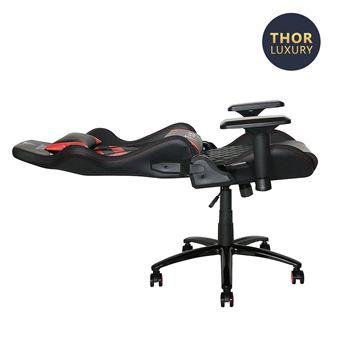 Chaise gaming Alpha Omega Players Berserker Thor Luxury Noir et Rouge