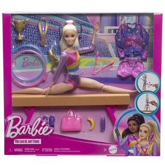 Poupée Barbie Coffret Gymnastique - 1