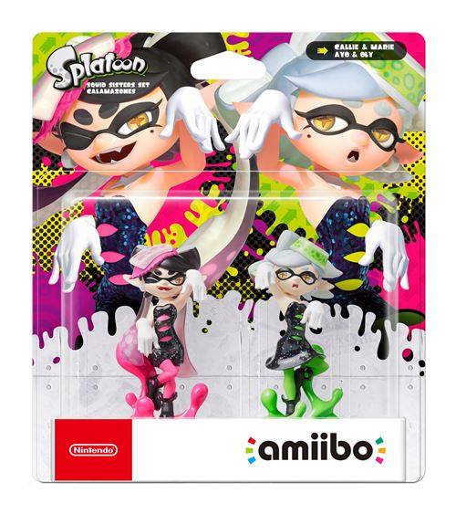 Pack de 2 Figurines Amiibo Ayo et Oly Set Calamazones