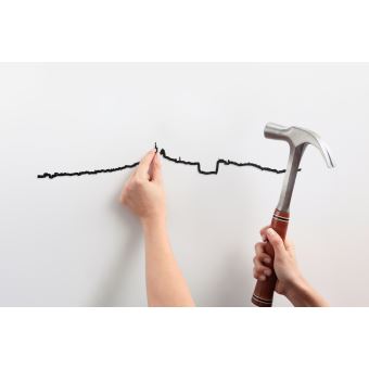 Accessoire de décoration The Line Marseille Noir