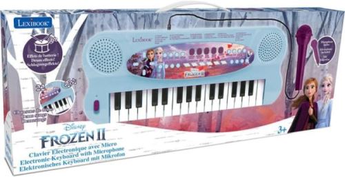Instrument De Musique Lexibook Clavier Electronique Musical Avec Microphone La Reine Des Neiges