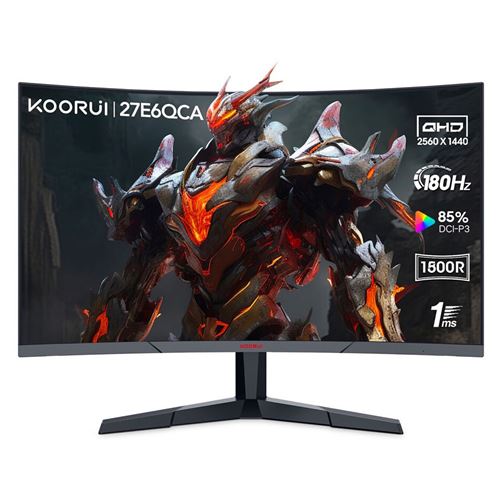 Ecran PC gaming Koorui 27E6QCA 27 Incurvé 144 Hz QHD
