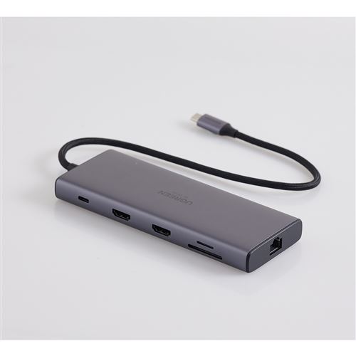 Hub USB C 10-en-1 UGREEN Gris