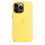 Coque en silicone avec MagSafe pour iPhone 13 Pro Zeste de citron