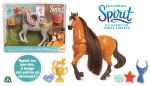 Figurine Spirit Cheval avec mouvement, sons et accessoires 18 cm