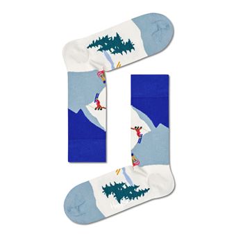 Chaussettes hautes et mi-bas Happy Socks Downhill Skiing Taille 36-40