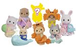 Figurine Sylvanian Families Sachets surprise Le monde marin des bébés Modèle aléatoire