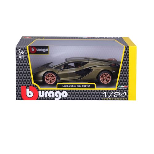 Voiture Bburago 1/24 Lamborghini Sian Fkp 37 Vert