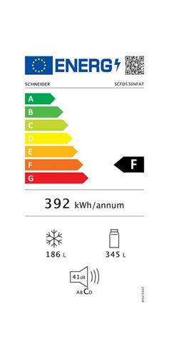 SCHNEIDER - REFRIGERATEUR FRENCH DOOR NO FROST 536L A+ WATER DISPENSER