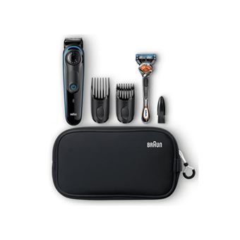 Coffret Avec Tondeuse Barbe Bt3940 Et Rasoir Visage Gillette Fusion Braun Achat Prix Fnac