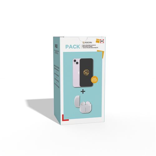 Pack Apple 14 6 1 5G Double SIM Grade A + Ecouteurs sans fil Neufs - vue 4