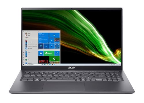 Acer Swift 3 SF316-51 - Intel Core i5 11300H - Win 11 Home - Iris Xe Graphics - 16 GB RAM - 512 GB SSD - 16.1 IPS 1920 x 1080 (Full HD) - Wi-Fi 6 - staalgrijs - tsb Frans