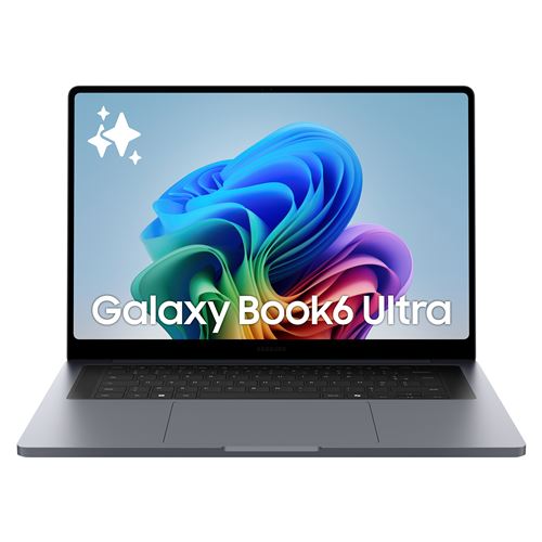 PC portable Samsung Galaxy Book6 Ultra 16" Ecran tactile Copilot+ Intel® Core™ Ultra 7 32 Go RAM 1 To SSD Gris anthracite - Samsung