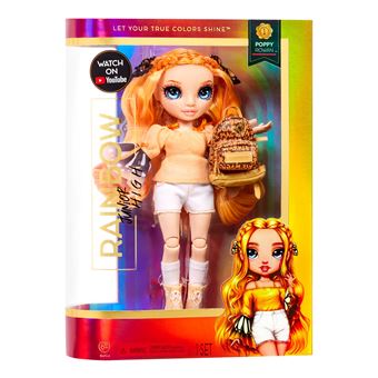 Poupée Rainbow High Jr High Poppy Rowan Orange