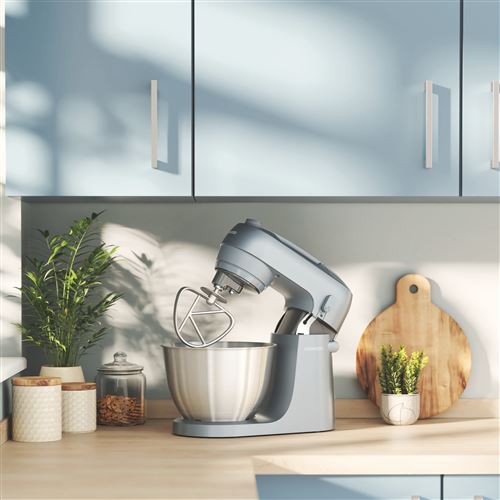 Robot Pâtissier Kenwood Go KZM35 - 800W, Bol 4L, 6 Vitesses - Design Compact Storm Blue