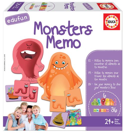 Monsters Memo Educa