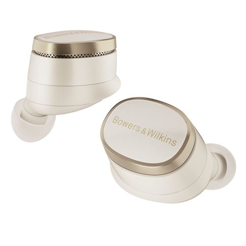 Bowers & Wilkins Ecouteurs Intra-Auriculaires Sans Fil Bowers & Wilkins Pi8 Bluetooth Avec Réduction Active Du Bruit Blanc Colombe