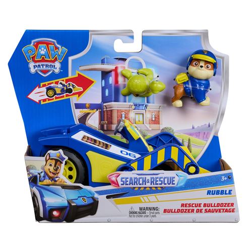 Véhicule + Figurine Paw Patrol Search & Rescue Ruben Pat'patrouille