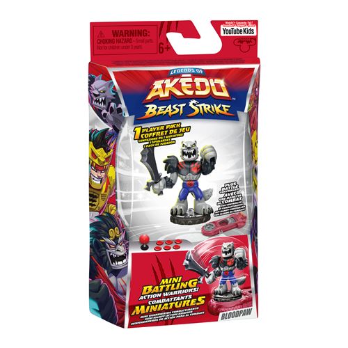 Shadow Roach – Guerrier Géant Akedo Beast Strike – Armure Double Coup + Manette – Combat Split Strike – Dès 4 Ans