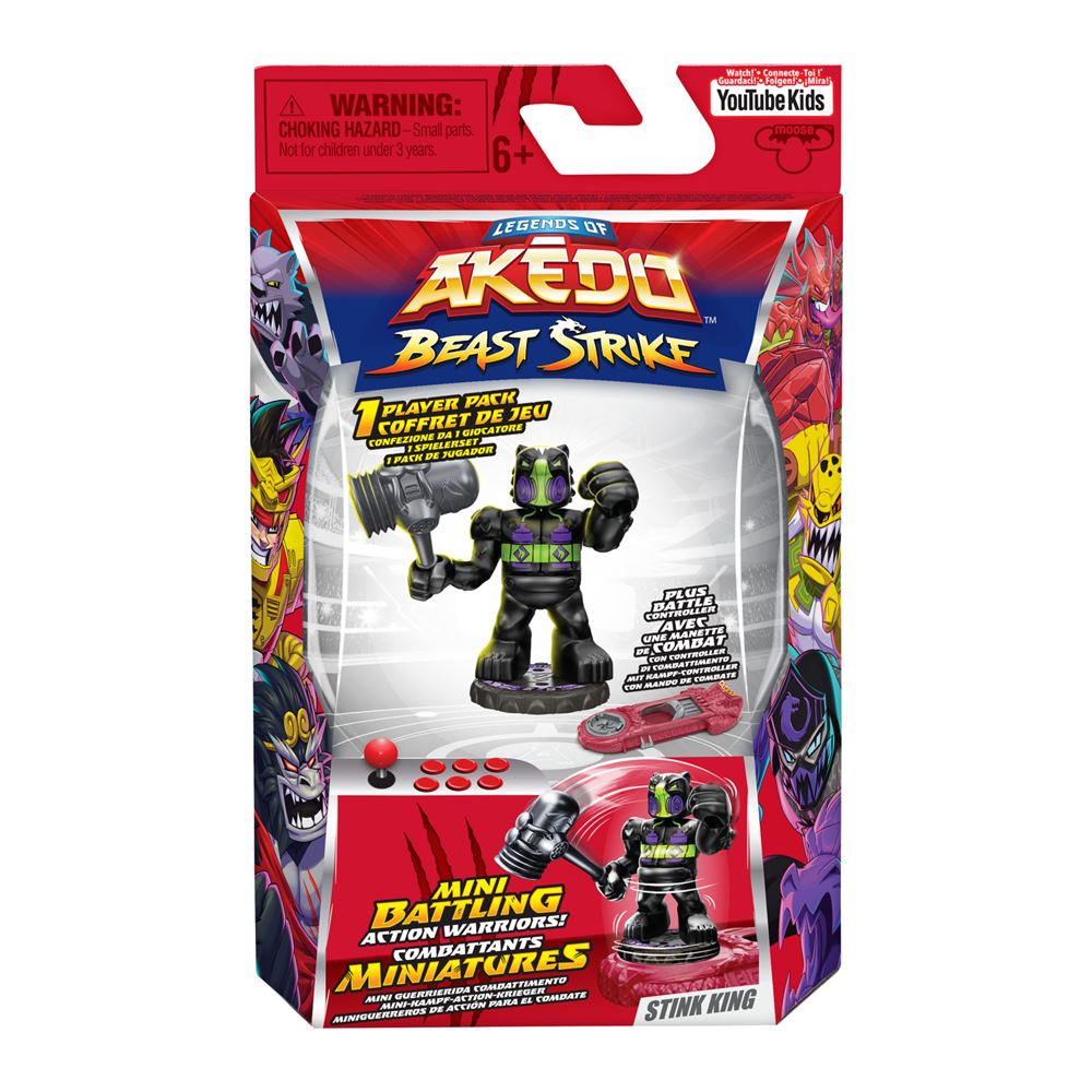 Legends of Akedo Beast Strike Battling Giant Titan Flyswat. Mini Guerriers de Combat. L'armure explose Pendant la Bataille. Prêt, Combat, Frappe divisée
