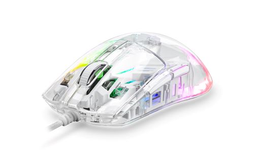 Souris gaming filaire Alpha Omega Players Light Transparent