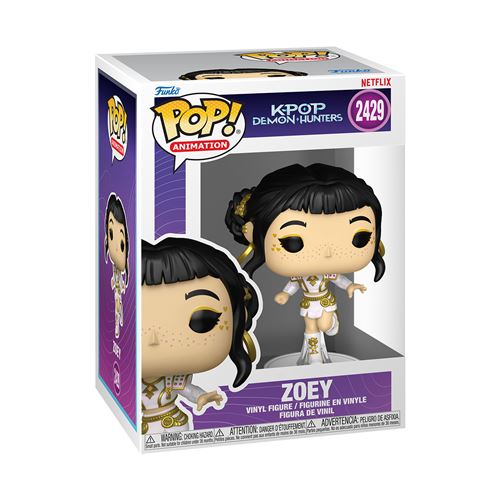 Figurine Funko Pop Animation KPop Demon Hunters S2 Zoey - vue 1