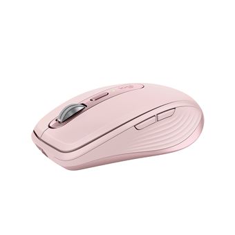 Logitech MX Anywhere 3S - Muis - optisch - 6 knoppen - draadloos - Bluetooth - roze - 1