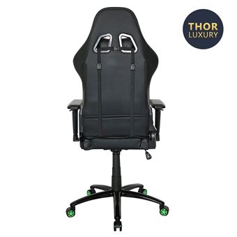 Chaise gaming Alpha Omega Players Berserker Thor Luxury Noir et Vert