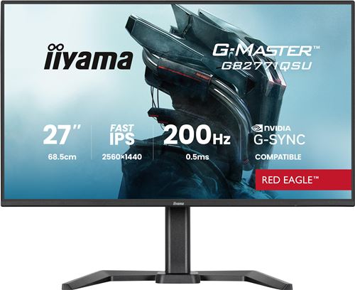 Ecran PC Gaming Iiyama G-Master™ Red Eagle™ GB2771QSU-B1 27'' 200 Hz WQHD Noir mat