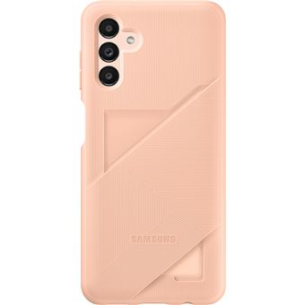 Coque souple ultra fine avec porte-carte intégrée Samsung pour Galaxy A13 5G Pêche