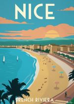 Affiche Sergeant Paper Nice 30x42 cm Edition limitée signée