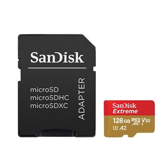 Carte mémoire micro SD Sandisk MSD Extreme Action Cam 128 Go V30