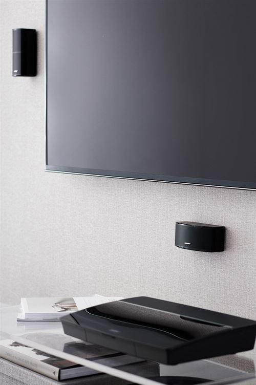 Lot De 5 Enceintes Bose Lifestyle Noires Filaires, Satellites Horizontaux Pour Home Cinéma