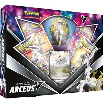 Carte à collectionner Pokémon Coffret Arceus-V 4 boosters