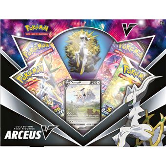 Carte à collectionner Pokémon Coffret Arceus-V 4 boosters